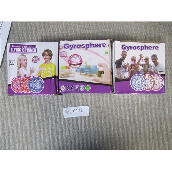 Flying Orb Ball Toys, lot of 3