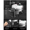 Image 2 : new in box AICOOK 180° Flip Waffle Maker, Stainless Steel, 4-slice, non-stick
