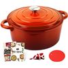 Image 1 : new in box Enameled Cast Iron Dutch Oven - 4.5QT Cookware