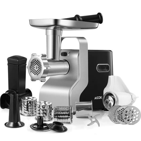 New in Box AICOOK Electric Meat Grinder 5-in-1 Meat Mincer