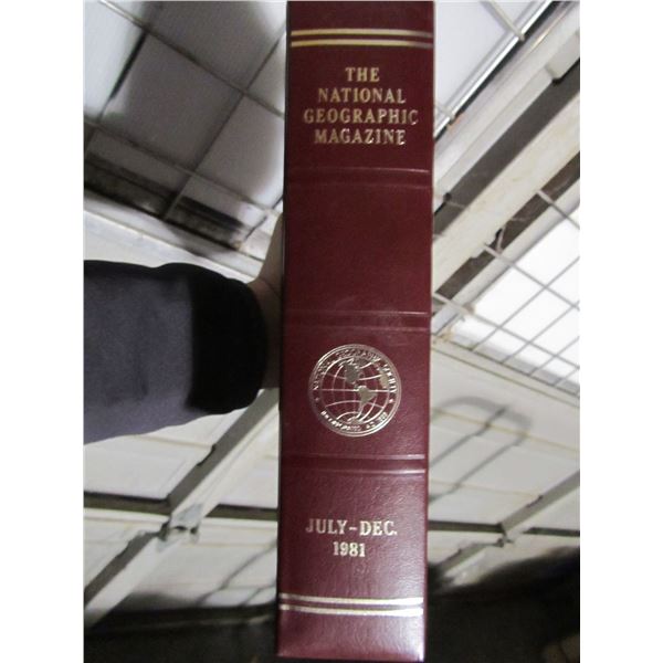 Vintage National Geographic Magazine Year 1981 July-December