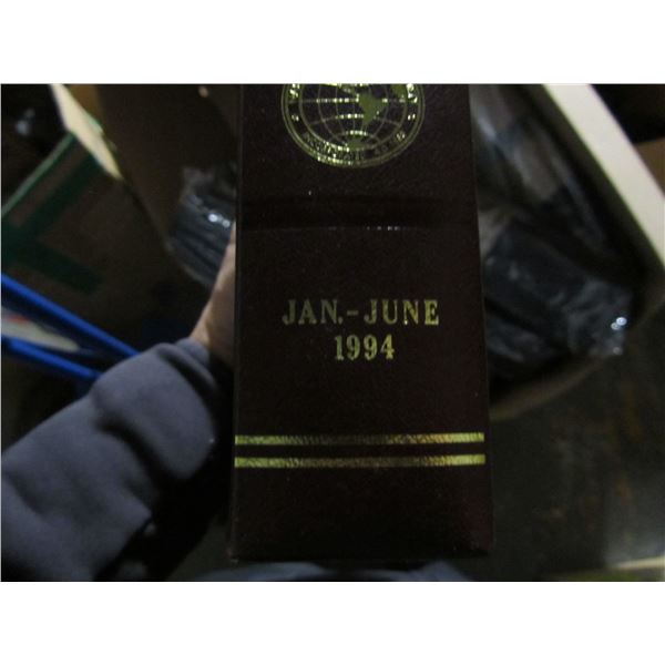 Vintage National Geographic Magazine Year 1994 January-June