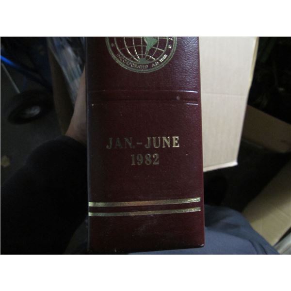 Vintage National Geographic Magazine Year 1982 January-June