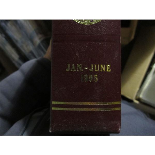 Vintage National Geographic Magazine Year 1995 January-June