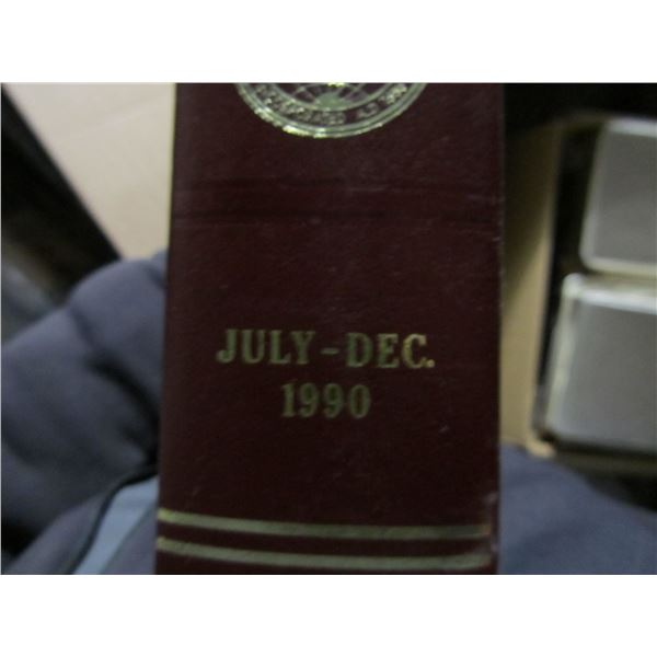 Vintage National Geographic Magazine Year 1990 July-December