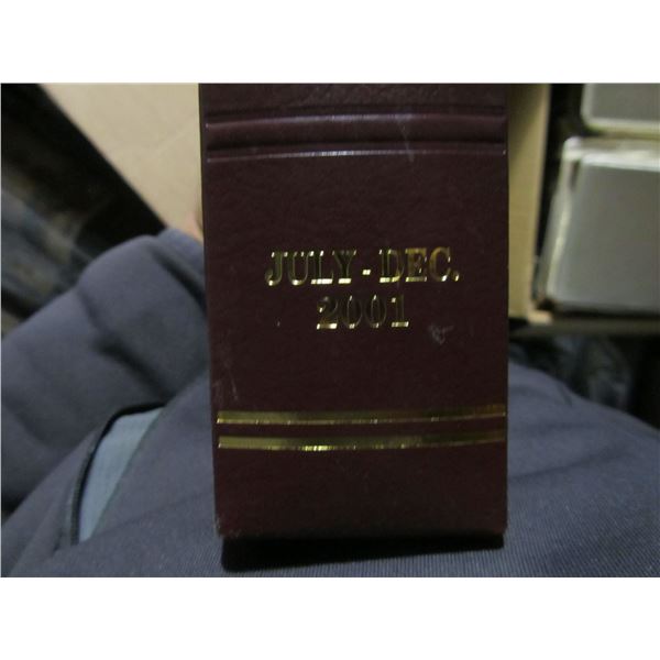 Vintage National Geographic Magazine Year 2001 July-December