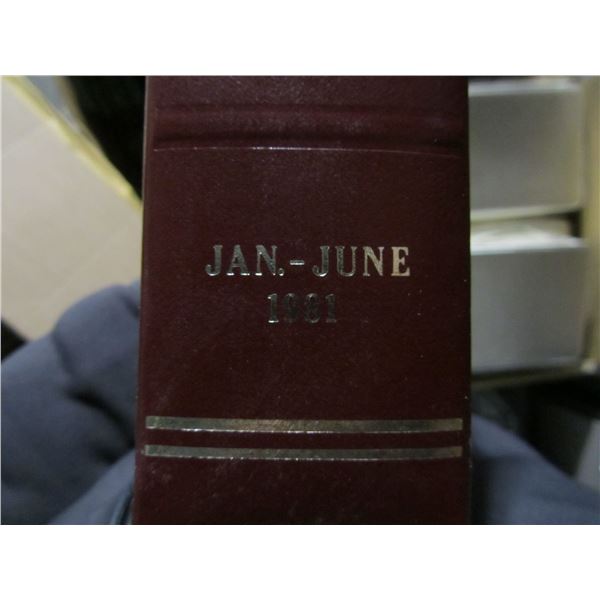 Vintage National Geographic Magazine Year 1981 January-June