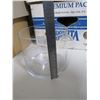 Image 1 : Cylinder glass container, new in box 6"H*7"D,can be used as plant pot, fish tank, storage