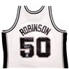 Image 2 : DAVID ROBINSON SIGNED SAN ANTONIO SPURS HARDWOOD CLASSICS JERSEY (BECKETT COA)