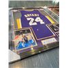 Image 1 : KOBE BRYANT SIGNED AND CUSTOM FRAMED L.A LAKERS JERSEY (IPA COA)