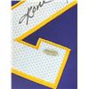 Image 2 : KOBE BRYANT SIGNED AND CUSTOM FRAMED L.A LAKERS JERSEY (IPA COA)