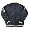 Image 4 : MAGIC JOHNSON SIGNED L.A LAKERS SATIN JACKET WITH PATCHES (BECKETT COA)
