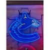 Image 1 : LARGE CUSTOM NEON SIGN VANCOUVER CANUCKS ORCA