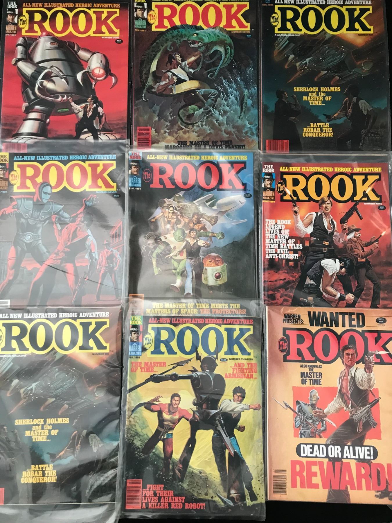 WARREN COMIC MAGAZINE LOT THE ROOK COMIC LOT