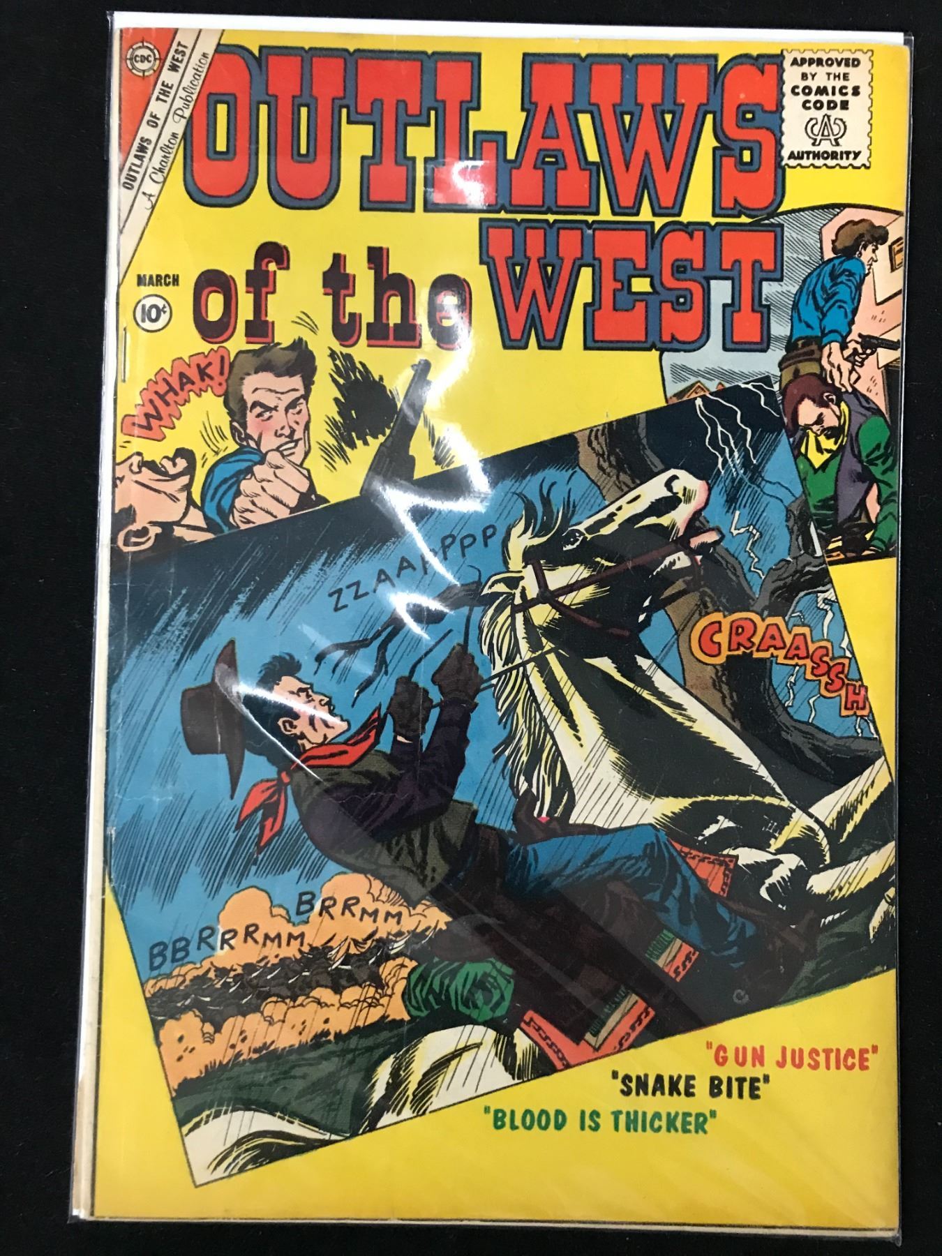 CDC COMICS OUTLAWS OF THE WEST