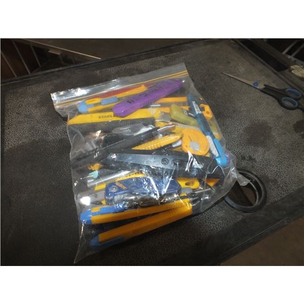 Bag Of Utility Knives