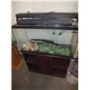 Image 1 : Fish Aquarium w/ Stand