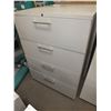 Image 1 : Metal 4 Drawer Lateral Filing Cabinet