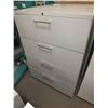 Image 1 : Metal 4 Drawer Lateral Filing Cabinet