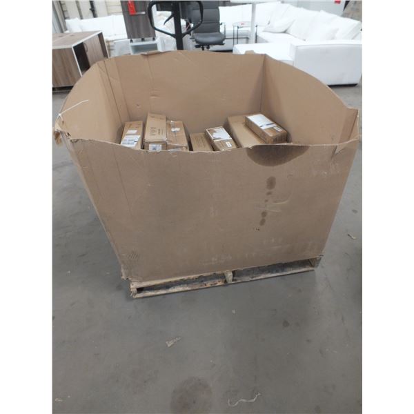 Pallet of Assorted TV Mounts & Monitor Mounts & Cable Trays