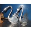 Image 1 : 2 Metal Swans