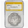 Image 1 : 1878-CC Morgan Silver Dollar PGA MS64 PL