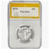 Image 1 : 1930 Standing Liberty Quarter PGA MS61