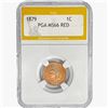 Image 1 : 1879 Indian Head Cent PGA MS66 RED