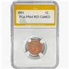 Image 1 : 1901 Indian Head Cent PGA PR64 RED Cameo