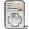 Image 1 : 1882-S Morgan Silver Dollar NGC MS64