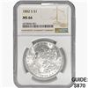 Image 1 : 1882-S Morgan Silver Dollar NGC MS66