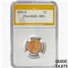 Image 1 : 1920-D Wheat Cent PGA MS65+ RED