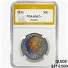 Image 1 : 1833 Capped Bust Half Dollar PGA MS67+ Monster