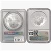 Image 2 : [2] 2001 & 2006 Silver Eagle PCGS/NGC PF/MS69 W/ U