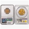 Image 2 : [2] 1946 & 2000 1 5C, 1 SAC$1 PCGS/NGC MS66/67