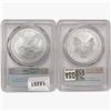 Image 2 : [2] 2016 & 2022 Silver Eagle PCGS SP70 Burnished