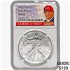 Image 1 : 2020 Silver Eagle NGC MS70