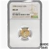 Image 1 : 1998 $5 1/10oz. American Gold Eagle NGC MS69
