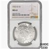 Image 1 : 1923-D Silver Peace Dollar NGC MS61