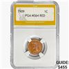 Image 1 : 1909 Indian Head Cent PGA MS64 RED