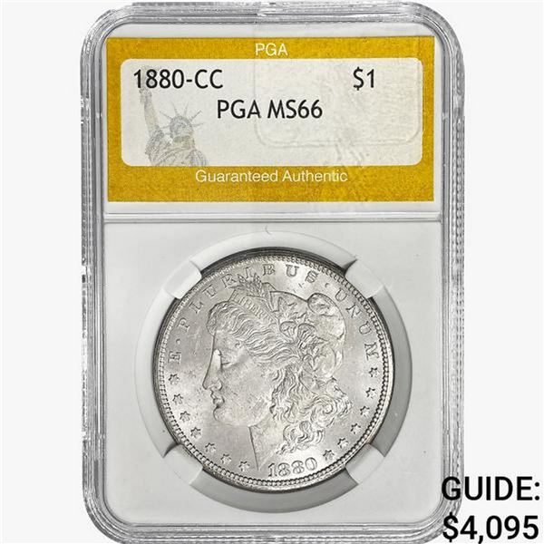 1880-CC Morgan Silver Dollar PGA MS66