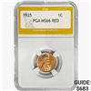 Image 1 : 1925 Wheat Cent PGA MS66 RED