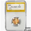 Image 1 : 1909 Wheat Cent PGA MS67+ RED