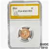 Image 1 : 1901 Indian Head Cent PGA MS65 RED