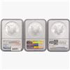 Image 2 : [3] 2009-2010 Silver Eagle NGC MS69