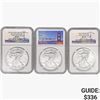 Image 1 : [3] 2011-2012 Silver Eagle NGC MS69