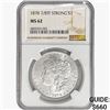 Image 1 : 1878 7/8TF Morgan Silver Dollar NGC MS62