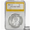 Image 1 : 1881-CC Morgan Silver Dollar PGA MS67 DMPL