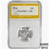 Image 1 : 1936 Mercury Silver Dime PGA MS67+ FSB