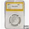 Image 1 : 1873 Seated Liberty Half Dollar PGA AU55